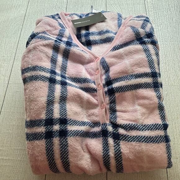 Fashion Nova Pink Plaid PJ Romper 1X NWT - Picture 13 of 13